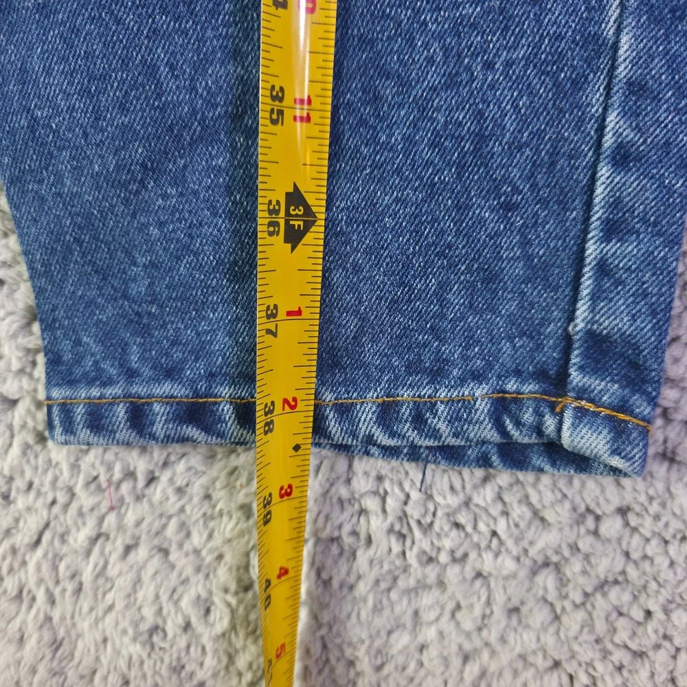 Bill Blass Petites Vintage High Waisted Pleated Tapered Jeans Blue 6P NWT